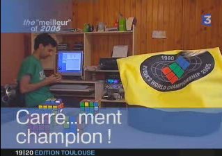 Jean PONS, champion du monde 2005 de Rubik's Cube