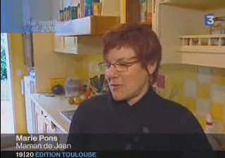 Marie PONS, la maman de jean PONS, champion du monde de Rubik's Cube 2005.
